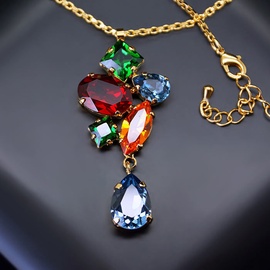 Diamond Sky Pendant Amber III With Swarovski Crystals