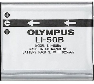 Akumulators Olympus LI-50B Lithium-Ion Battery 925mAh