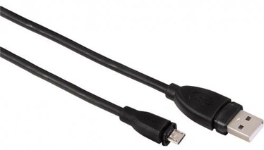 Laidas „micro usb 2.0 0.75m black hama“