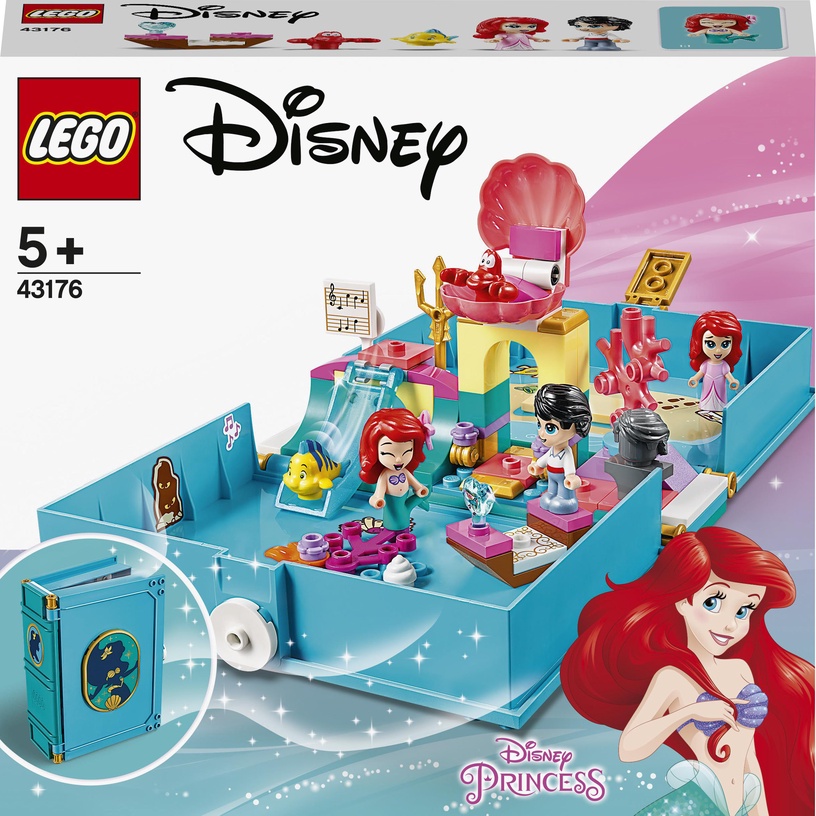 Konstruktor LEGO® I Disney Princess™ Arieli juturaamatu seiklused 43176, 105 tk