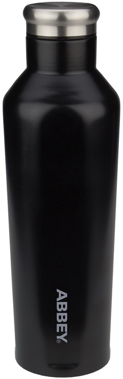 Бутылочка Abbey 21WX_ZWA, черный, нержавеющая сталь, 0.48 л