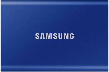 Жесткий диск Samsung T7, SSD, 500 GB, синий