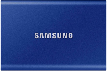 Жесткий диск Samsung T7, SSD, 500 GB, синий