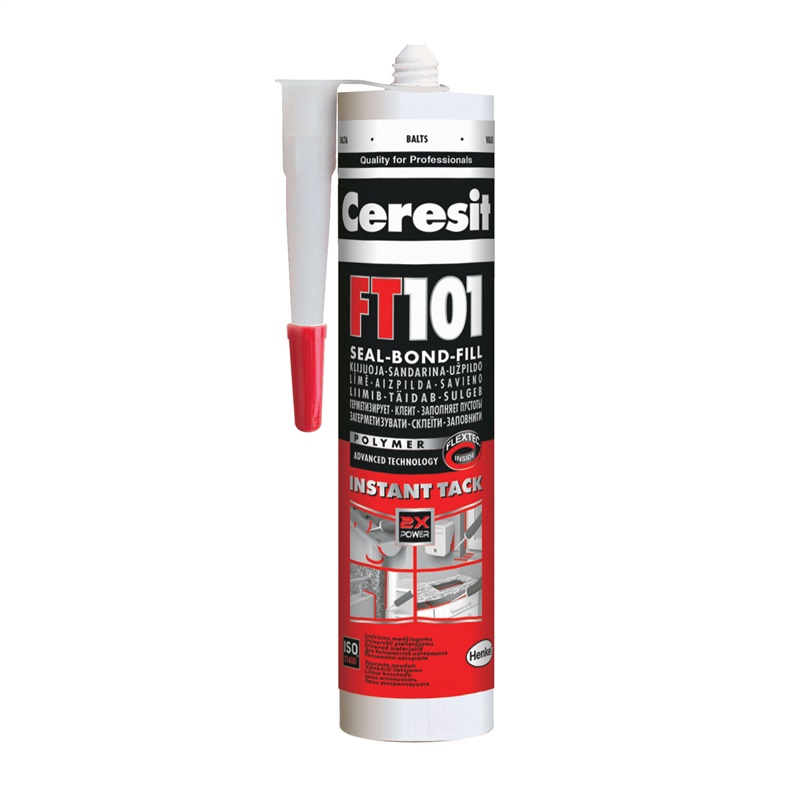 Hermeetik-liim Ceresit FT101, 280 ml, läbipaistev