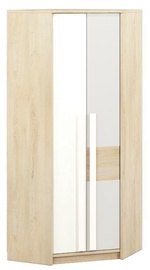 Skapis ML Meble Drop 01 Ligth Grey, 82x82x199 cm