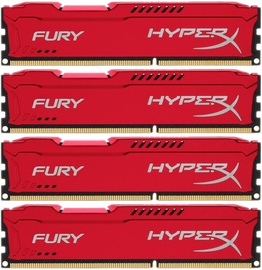 Kingston HyperX Fury Red 32GB 2933MHz CL17 DDR4 KIT OF 4 HX429C17FR2K4/32