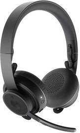Ausinės Logitech Zone Wireless Black, belaidės