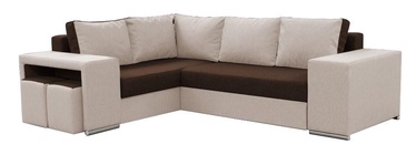 Idzczak Meble Macho Corner Sofa Left Brown/Beige