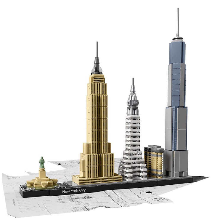 Konstruktor LEGO Architecture New York 21028, 598 tk