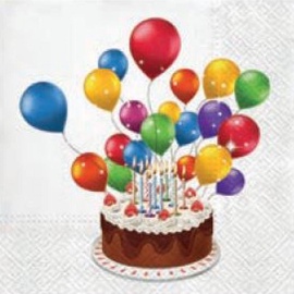 Paw Decor Collection Sweet Cake Napkins 33x33cm