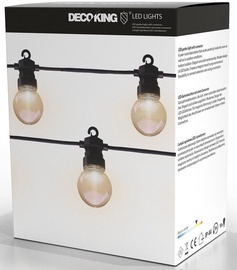 Светильник DecoKing LED Garden Starter GB/SS/ST/WW/10L;8M, 10x6Вт, LED, IP44, черный