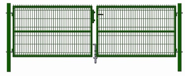 Autovärav Garden Center RAL6005, 4000x1230 mm