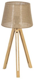 Home4you Table Lamp Ringo Wood H53cm