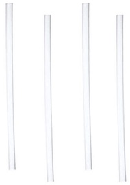 Pap Star Straws Transparent 0.8 x 24cm 135pcs