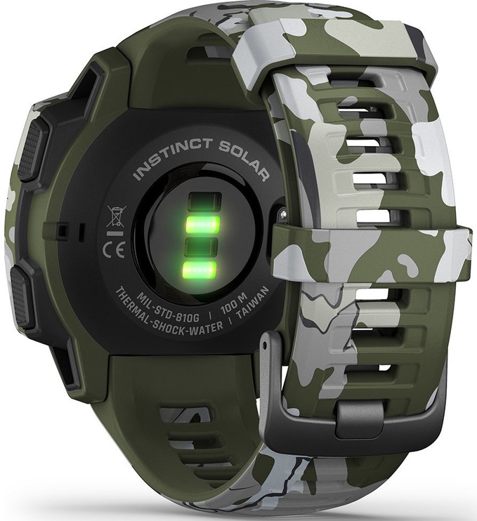 Умные часы Garmin Garmin Instinct Solar Edition, зеленый