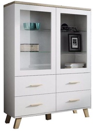 Cama Meble Lotta Showcase White Sonoma Oak