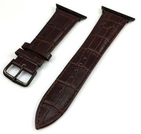 Dux Ducis Croco Leather Band For Apple Watch 42/44mm Brown