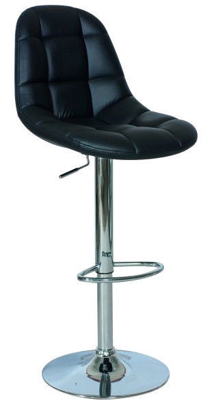 Bāra krēsls C-198, melna, 44 cm x 42 cm x 97 cm