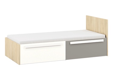 Детская кровать ML Meble Drop 17 Platinum Gray, 205x97 см