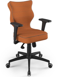 Entelo Perto Black Office Chair FC34 Orange