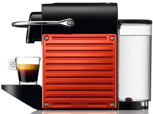Kapsulas kafijas automāts Nespresso C61 Pixie XN3045 Electric, melna/sarkana