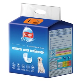 Подгузники Ekoprom Cliny Male Dog Wrap, L, 9 шт.
