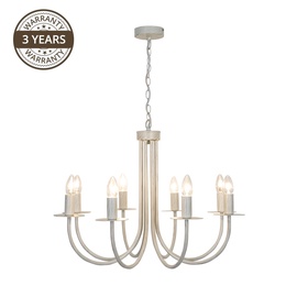 Gaismeklis Domoletti Sofia P18273-8 WH Ceiling Lamp E14 8x28W
