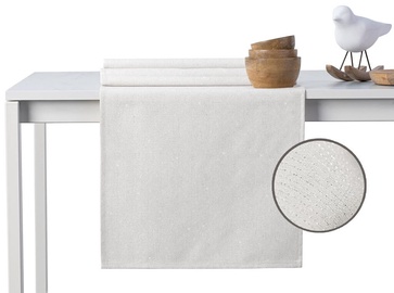 DecoKing Sparkle HMD Tablecloth Cream 40x120cm