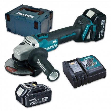 Аккумуляторная угловая шлифовальная машина Makita, 18 В