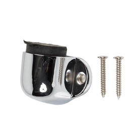 Поддержка двери Haushalt DS020CC, 3.1 см x 5.2 см, Ø 2.8 см, резина/cталь, хромовый