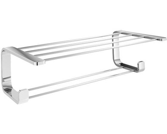 Gedy Outline Double Shelf For Towels Chrome