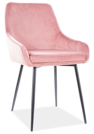 Стул для столовой Modern Albi Velvet, розовый, 50 см x 45 см x 82 см