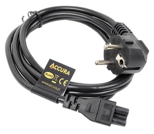 Juhe Accura Cable Schuko / IEC320 C5 Black 1.8m