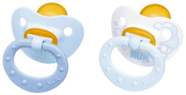 Nuk Baby Blue Latex Soothers 2pcs 6-18 10733772