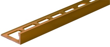 КРОМКА ОТДЕЛОЧНАЯ АЛЮМИНИЕВАЯ ЗОЛОТОГО ЦВЕТА 1 x 250 см