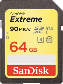 SanDisk 64GB Extreme SDXC UHS-I U3 Class 10