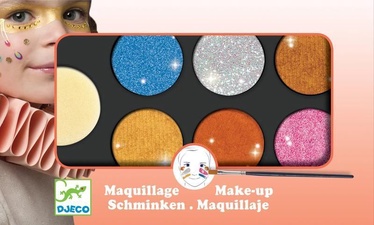 Djeco Body Art Palette 6 Colours Metallic DJ09232