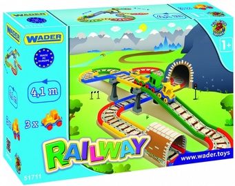 Wader Railway With A Bridge Kid Cars 51711