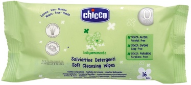 Chicco Baby Moments Soft Cleansing Wipes 16pcs