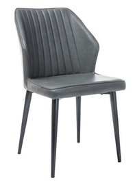 Стул для столовой Signal Meble Apollo Grey/Black, 1 шт.