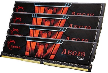 G.SKILL Aegis 64GB 2400MHz CL15 DDR4 KIT OF 4 F4-2400C15Q-64GIS