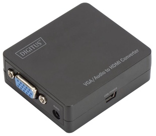 Adapter Digitus Adapter VGA / HDMI / 3.5mm Black