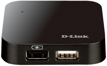 D-Link DUB-H4/e 4-port USB 2.0 Hub Black