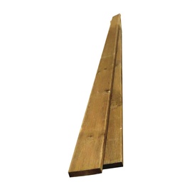 Medinė terasų lenta 28 x 120 x 3000 mm, impregnuota, ruda