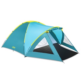 Trīsvietīga telts Pavillo Activemount 3 8988012, melna/dzeltena/zaļa