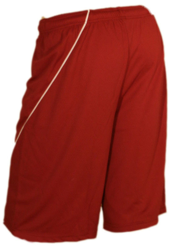 Šortai Bars Mens Basketball Shorts Red 