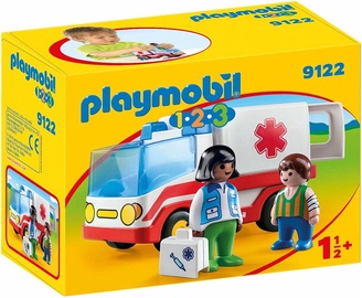 Playmobil 1-2-3 Rescue Ambulance 9122
