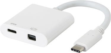 eSTUFF ES623004WH USB-C MiniDP Charging Adapter