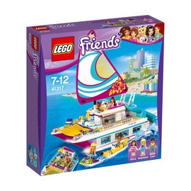 Konstruktorius LEGO Friends, Saulėtasis katamaranas 41317