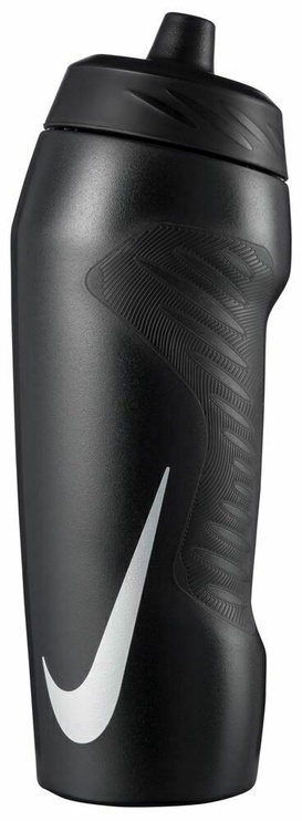Поилки и шейкеры для спорта Nike Hyperfuel, черный, пластик, 0.75 л